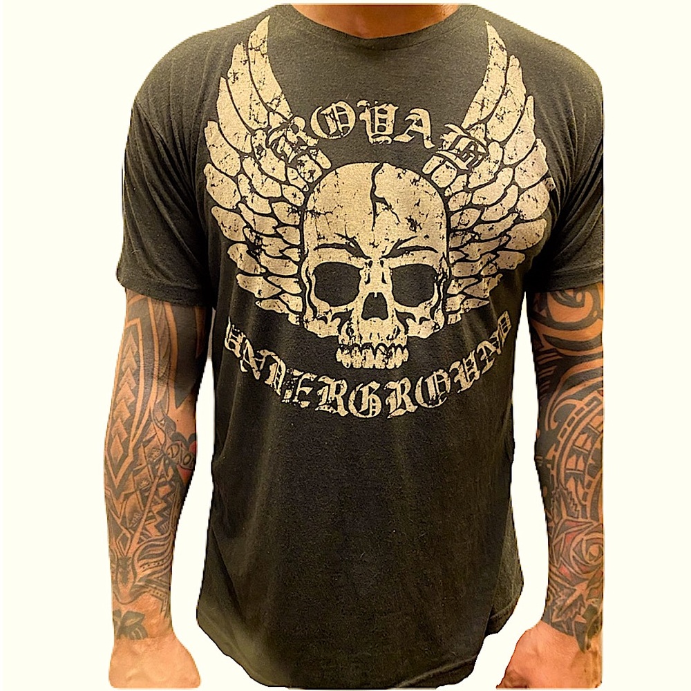 Royal Underground tshirt with sculls Print